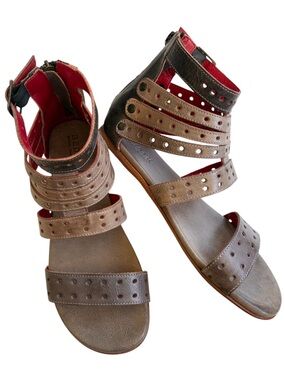 NEW In Box Bed Stu Leather Artemis Gladiator Sandals Size 9.5